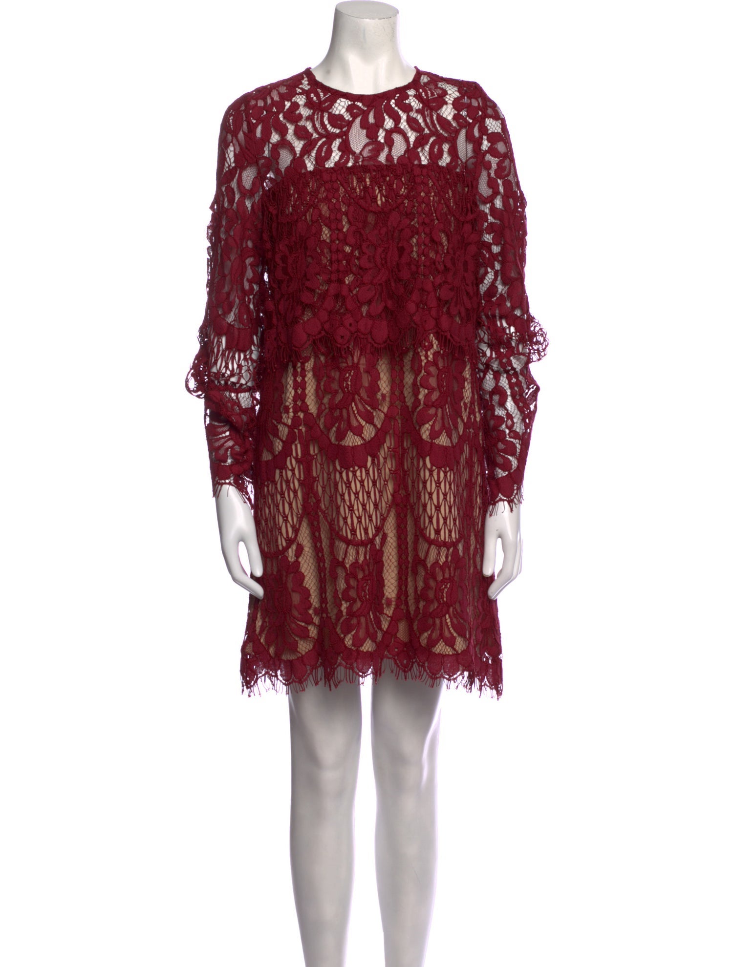 Elliatt Lace Pattern Mini Dress