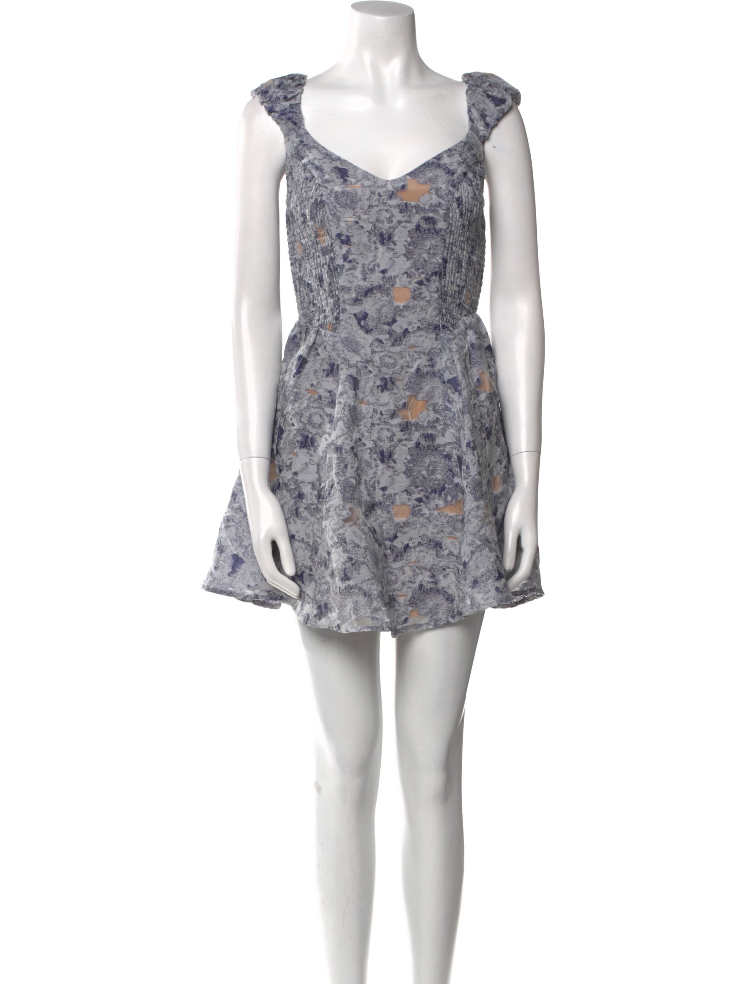 Elliatt Floral Print Mini Dress