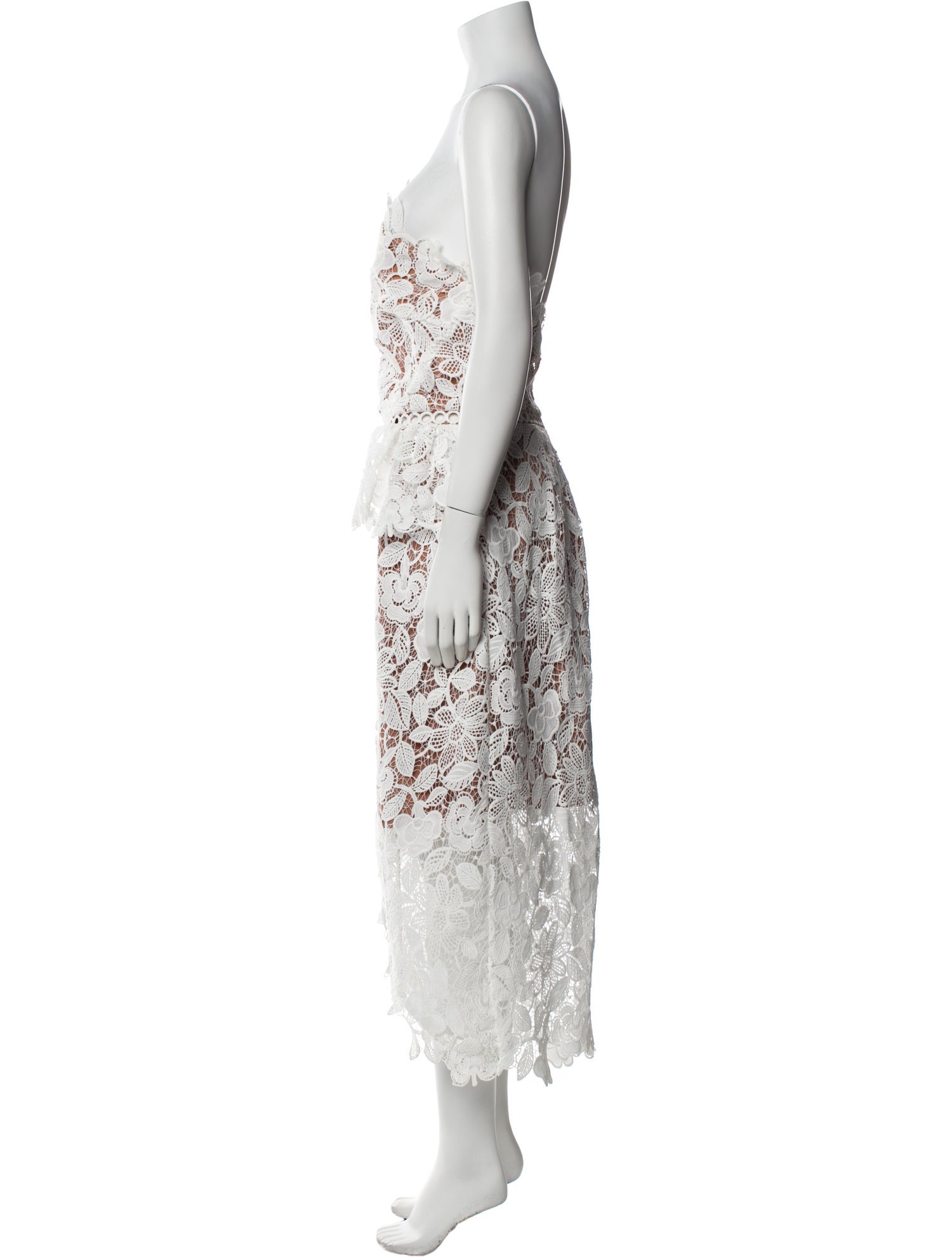 Elliatt Lace Pattern Long Dress