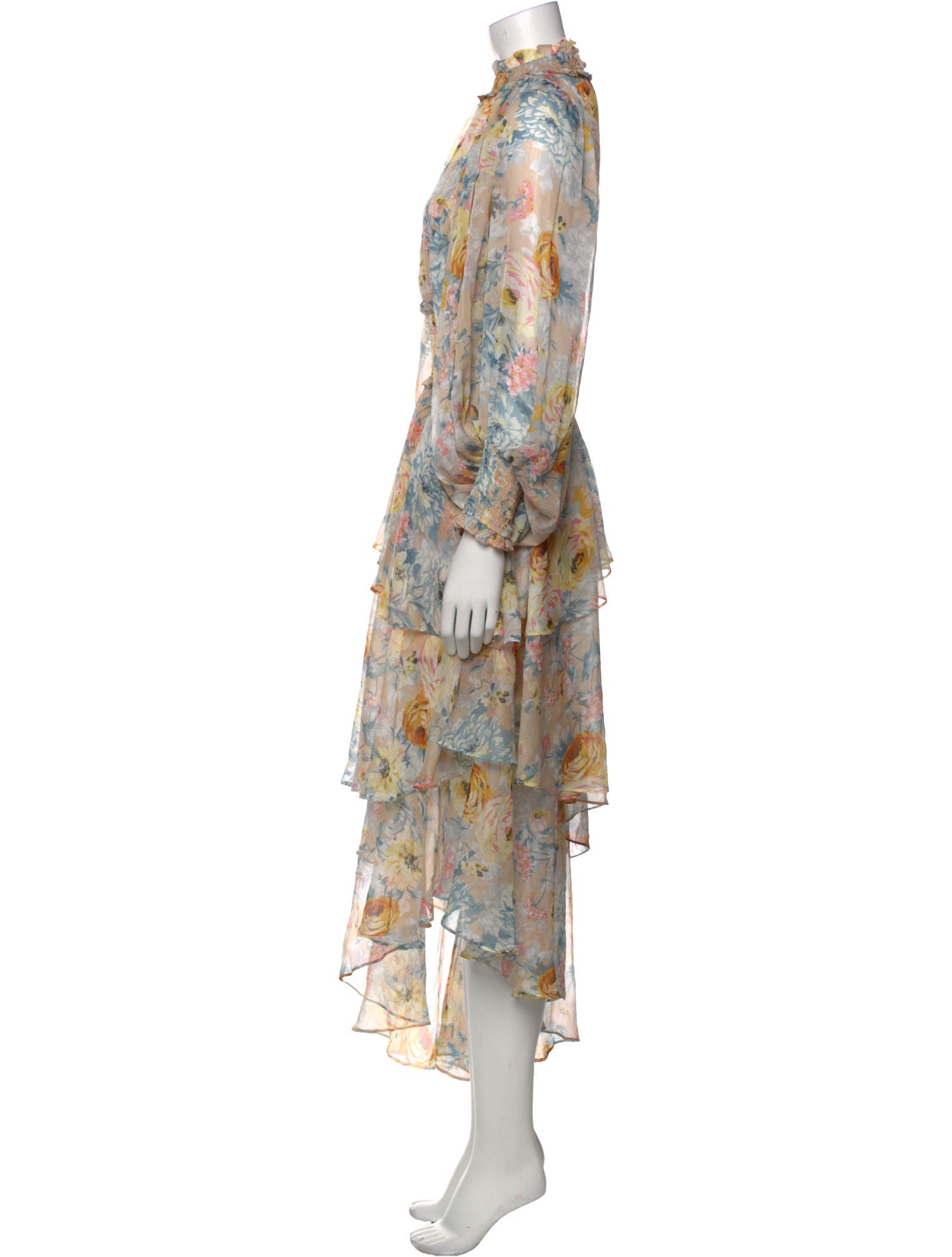 Elliatt Floral Print Long Dress