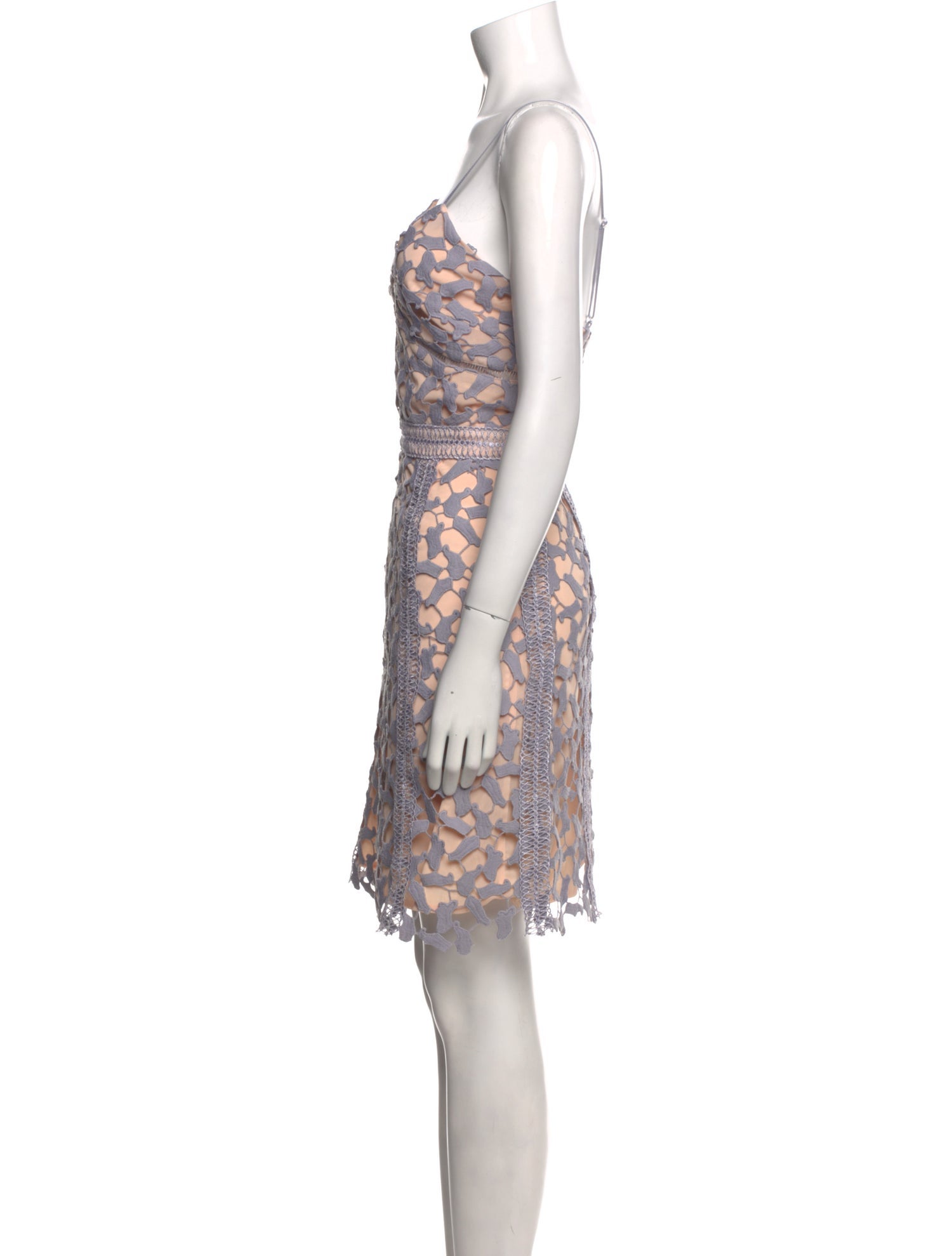 Elliatt Lace Pattern Mini Dress