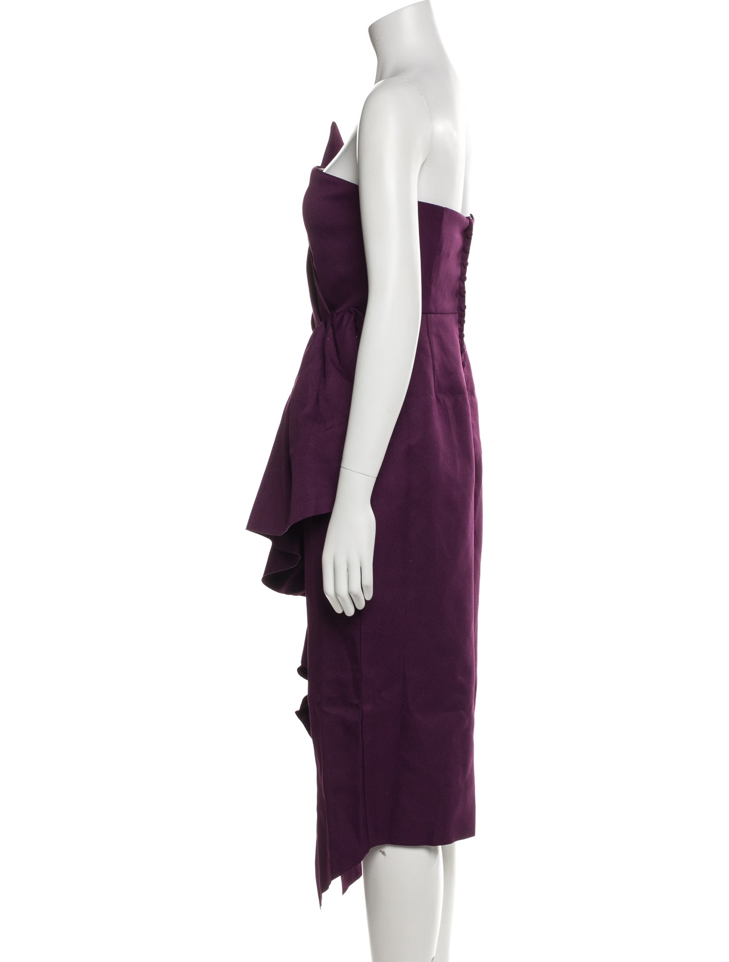 Elliatt Strapless Midi Length Dress