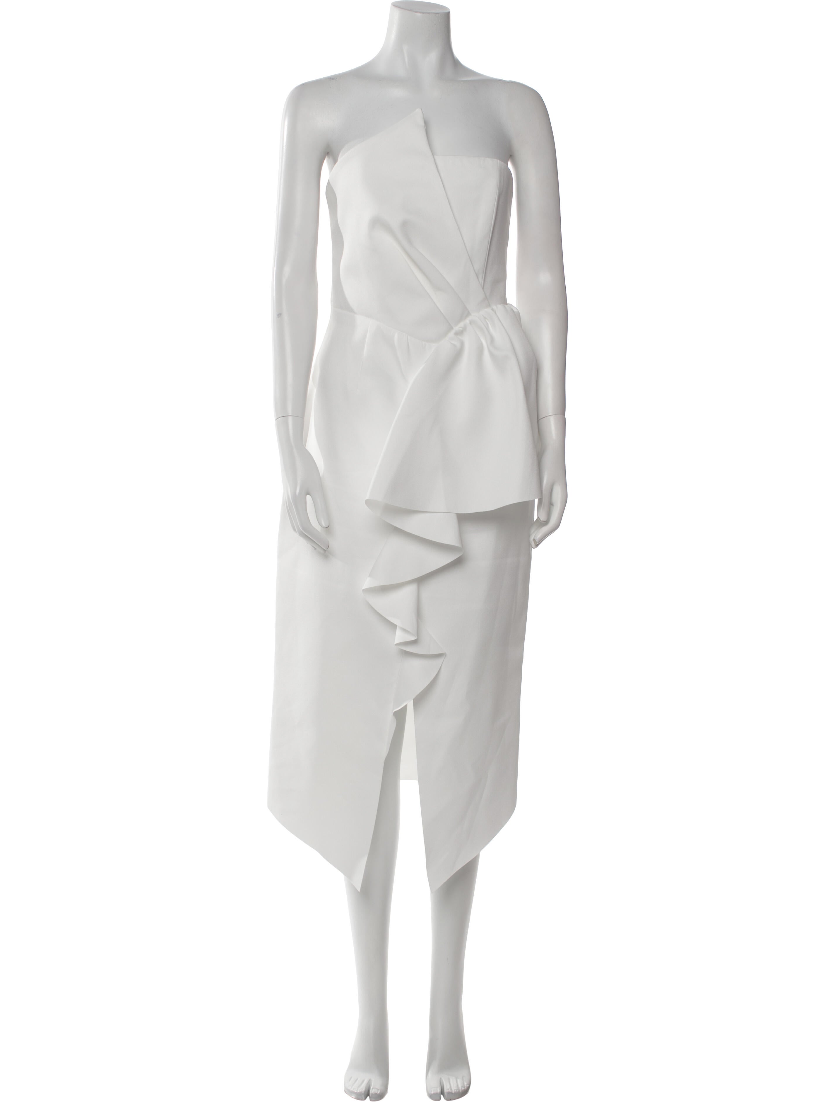 Elliatt Strapless Midi Length Dress