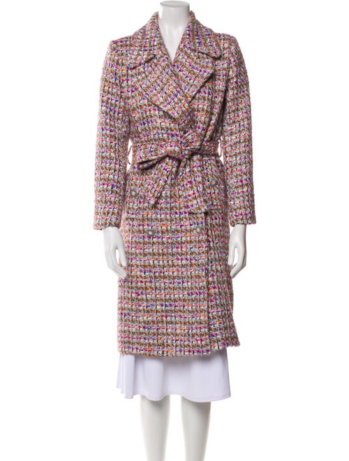 Elliatt Tweed Pattern Trench Coat