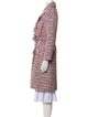 Elliatt Tweed Pattern Trench Coat