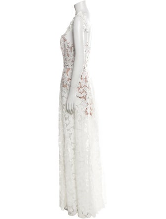 Elliatt Lace Pattern Long Dress