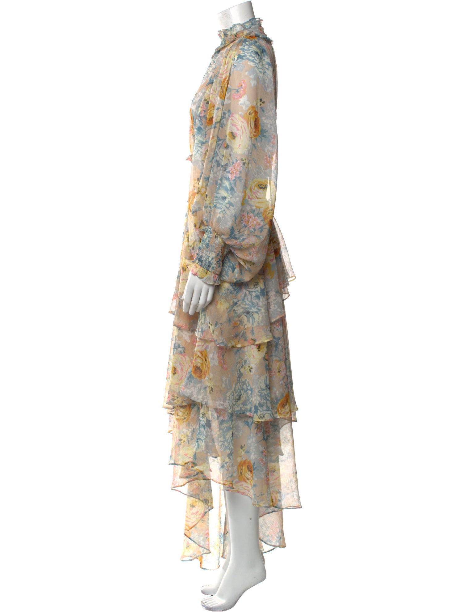 Elliatt Floral Print Long Dress