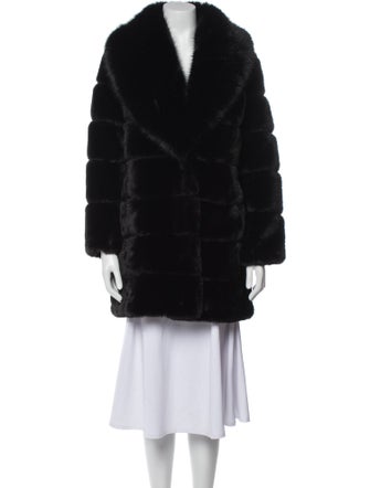 Elliatt Suede Faux Fur Coat