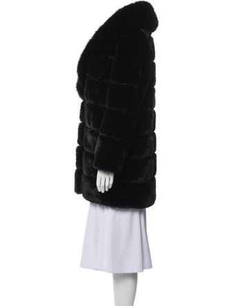 Elliatt Suede Faux Fur Coat