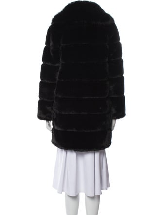 Elliatt Suede Faux Fur Coat