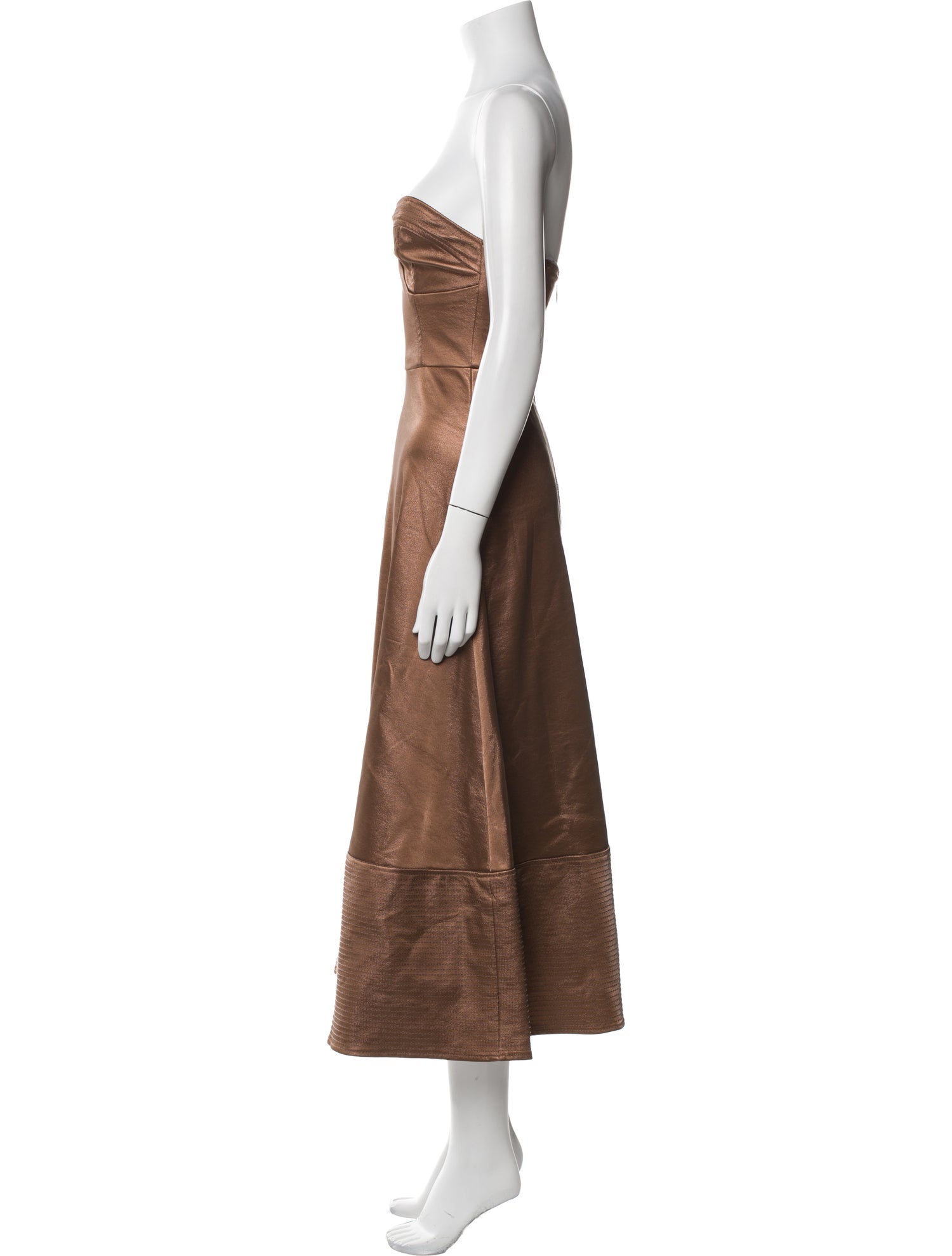 Elliatt Strapless Midi Length Dress w/ Tags