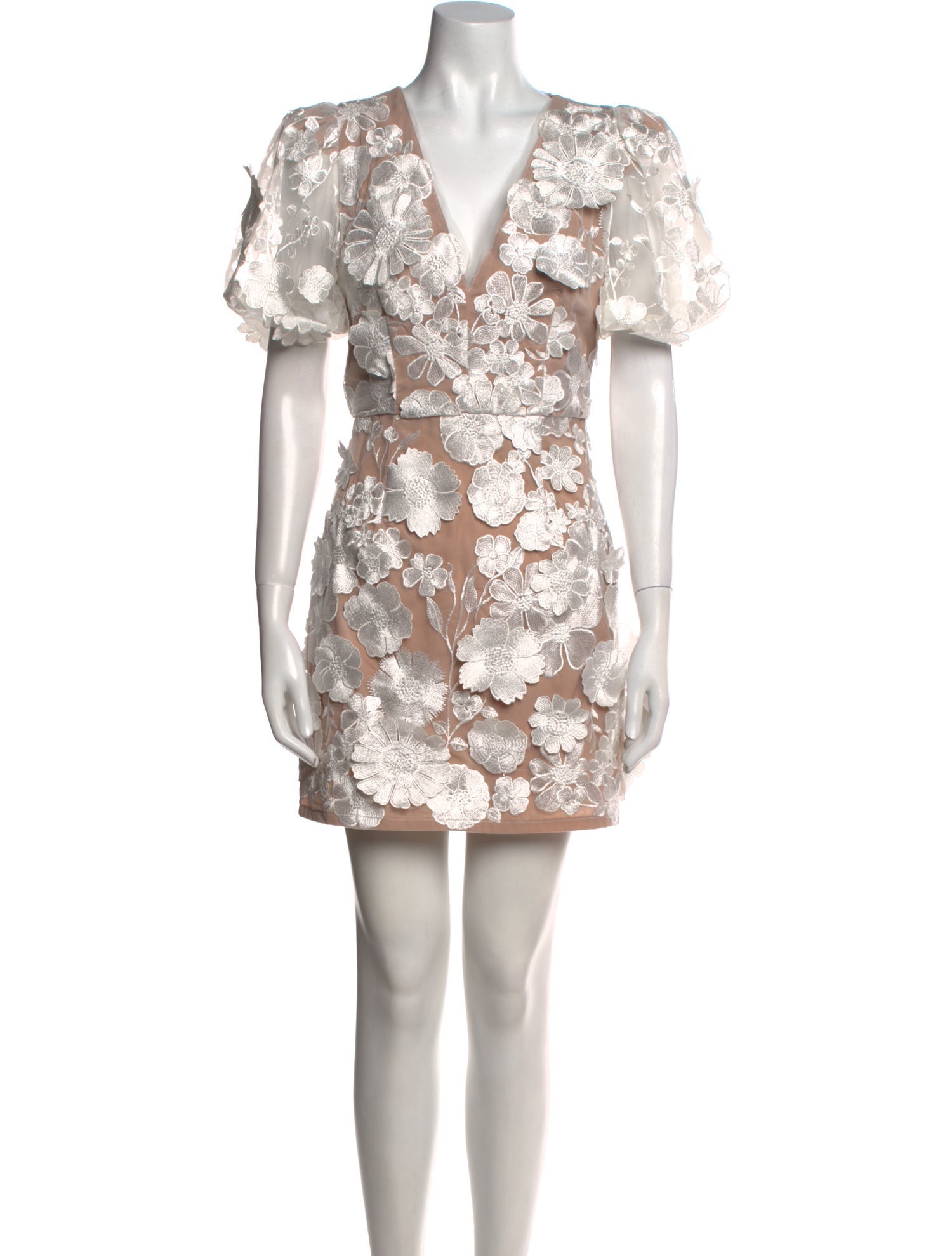 Elliatt Lace Pattern Mini Dress