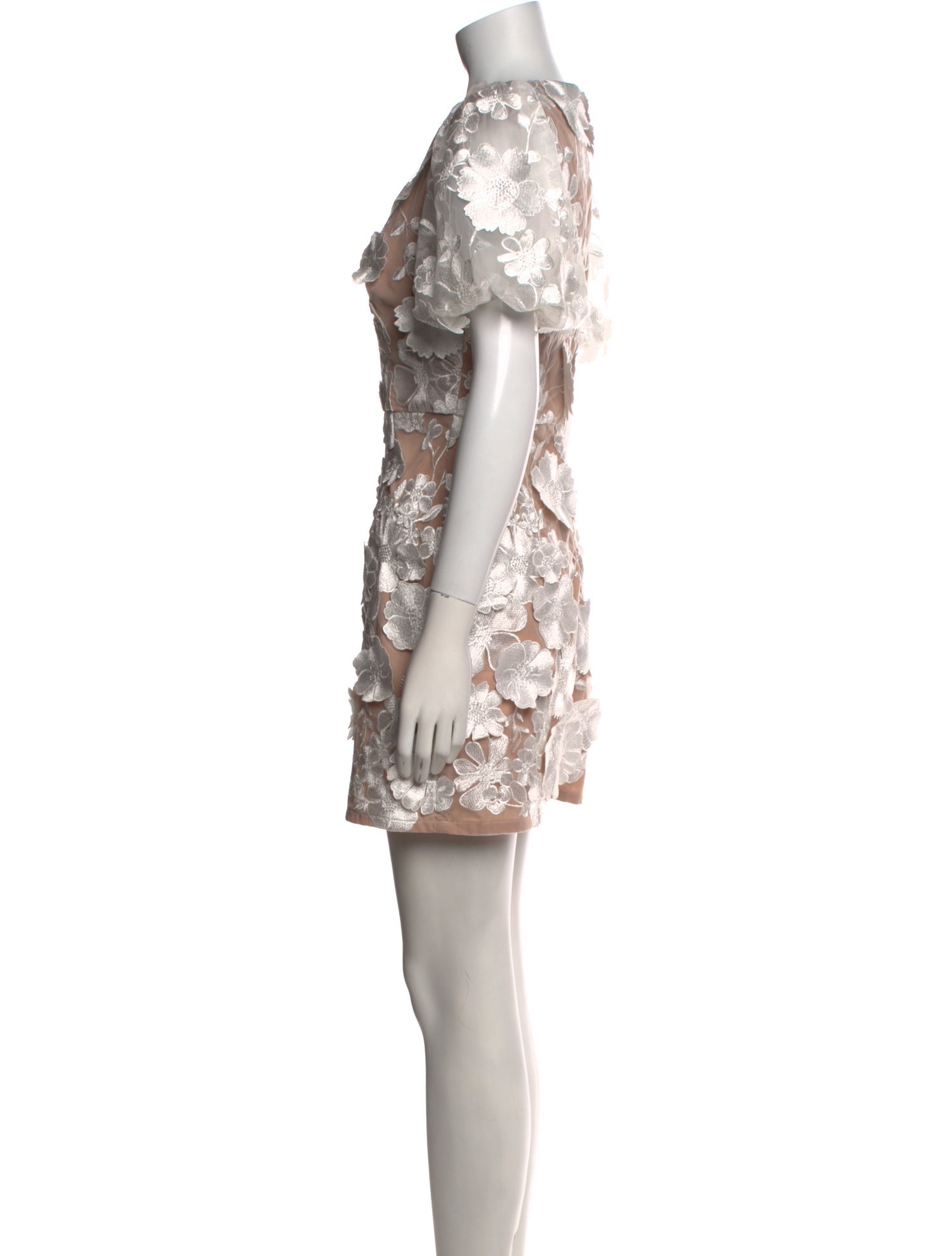 Elliatt Lace Pattern Mini Dress