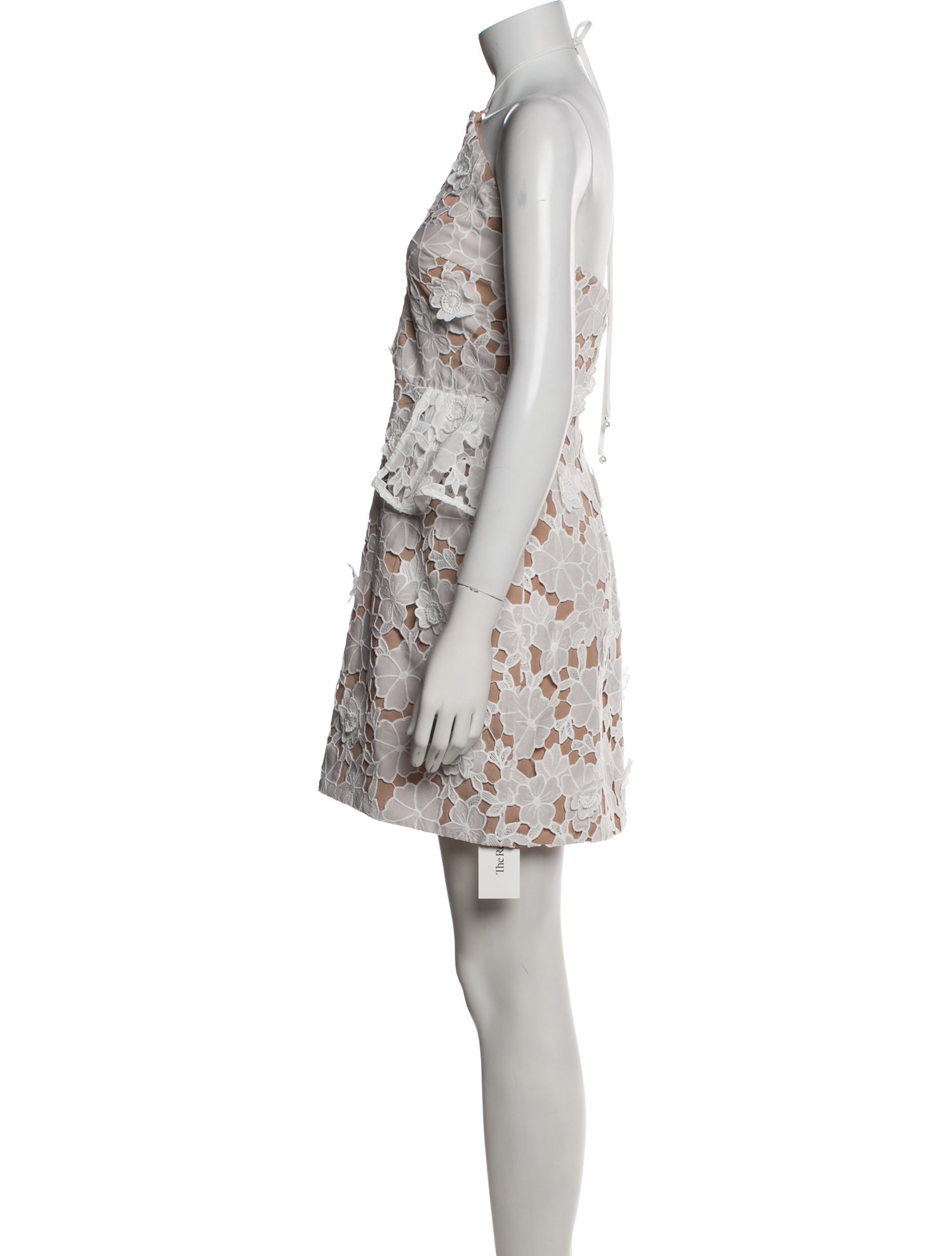 Elliatt Lace Pattern Mini Dress