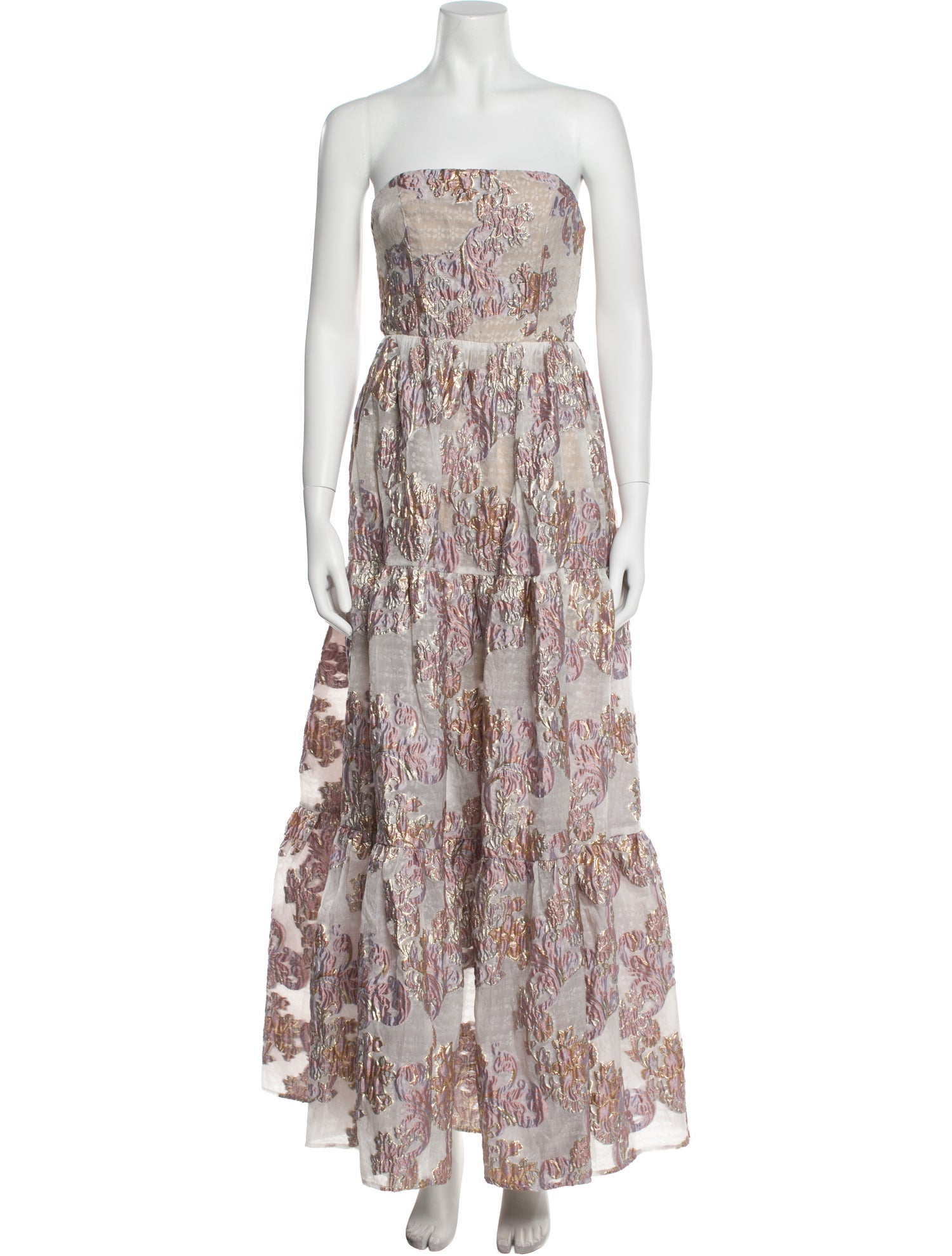 Elliatt Printed Long Dress w/ Tags