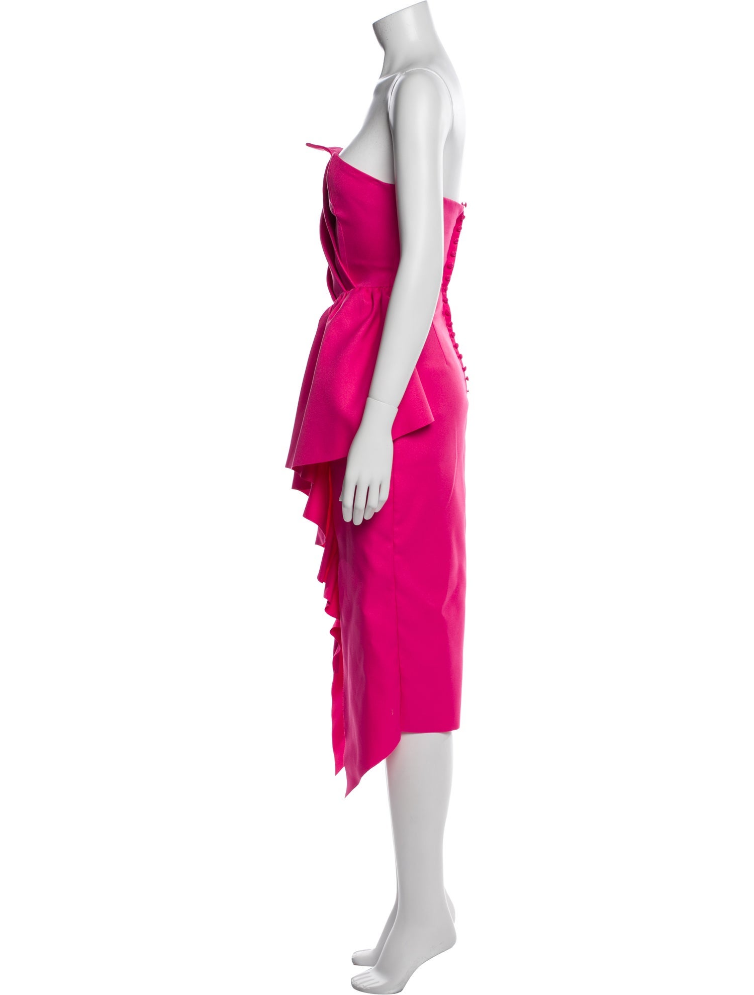 Elliatt Strapless Midi Length Dress