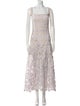 Elliatt Lace Pattern Long Dress