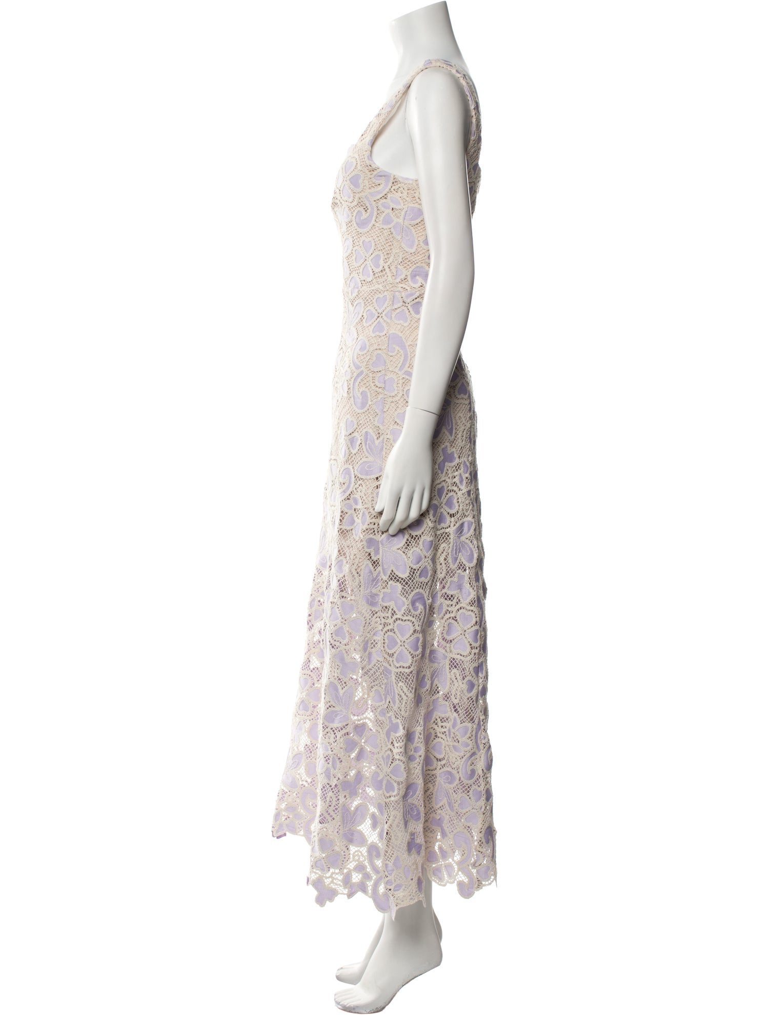 Elliatt Lace Pattern Long Dress