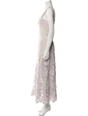 Elliatt Lace Pattern Long Dress