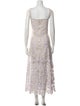Elliatt Lace Pattern Long Dress