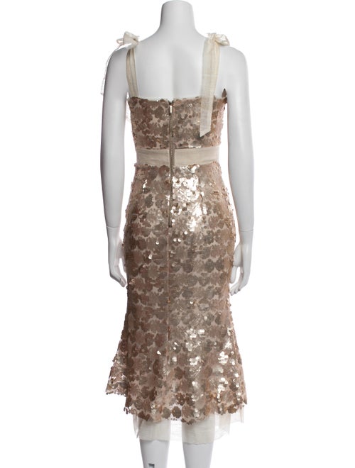 Elliatt Lace Pattern Midi Length Dress