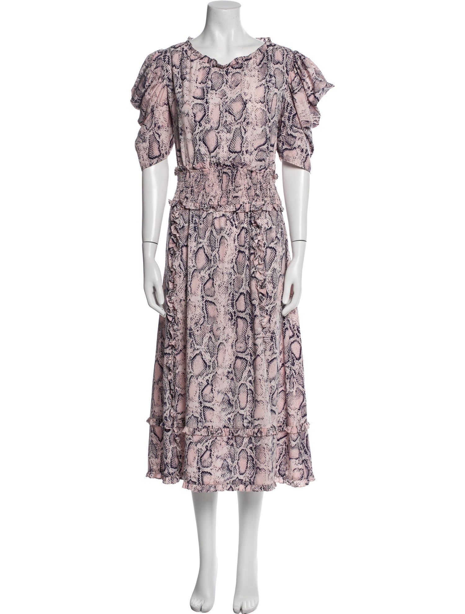 Elliatt Animal Print Long Dress