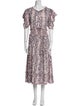 Elliatt Animal Print Long Dress