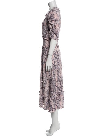 Elliatt Animal Print Long Dress