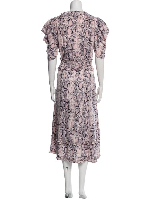 Elliatt Animal Print Long Dress