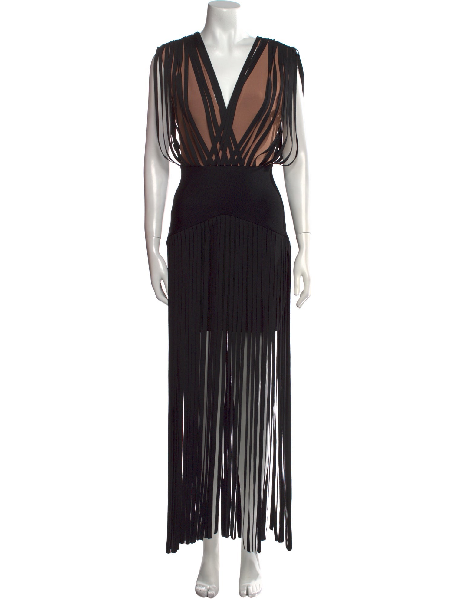 Elliatt Striped Long Dress w/ Tags