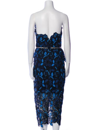 Elliatt Lace Pattern Midi Length Dress