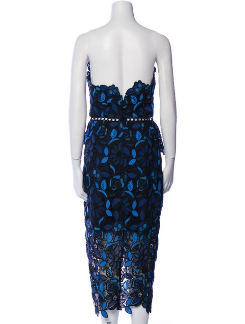 Elliatt Lace Pattern Midi Length Dress