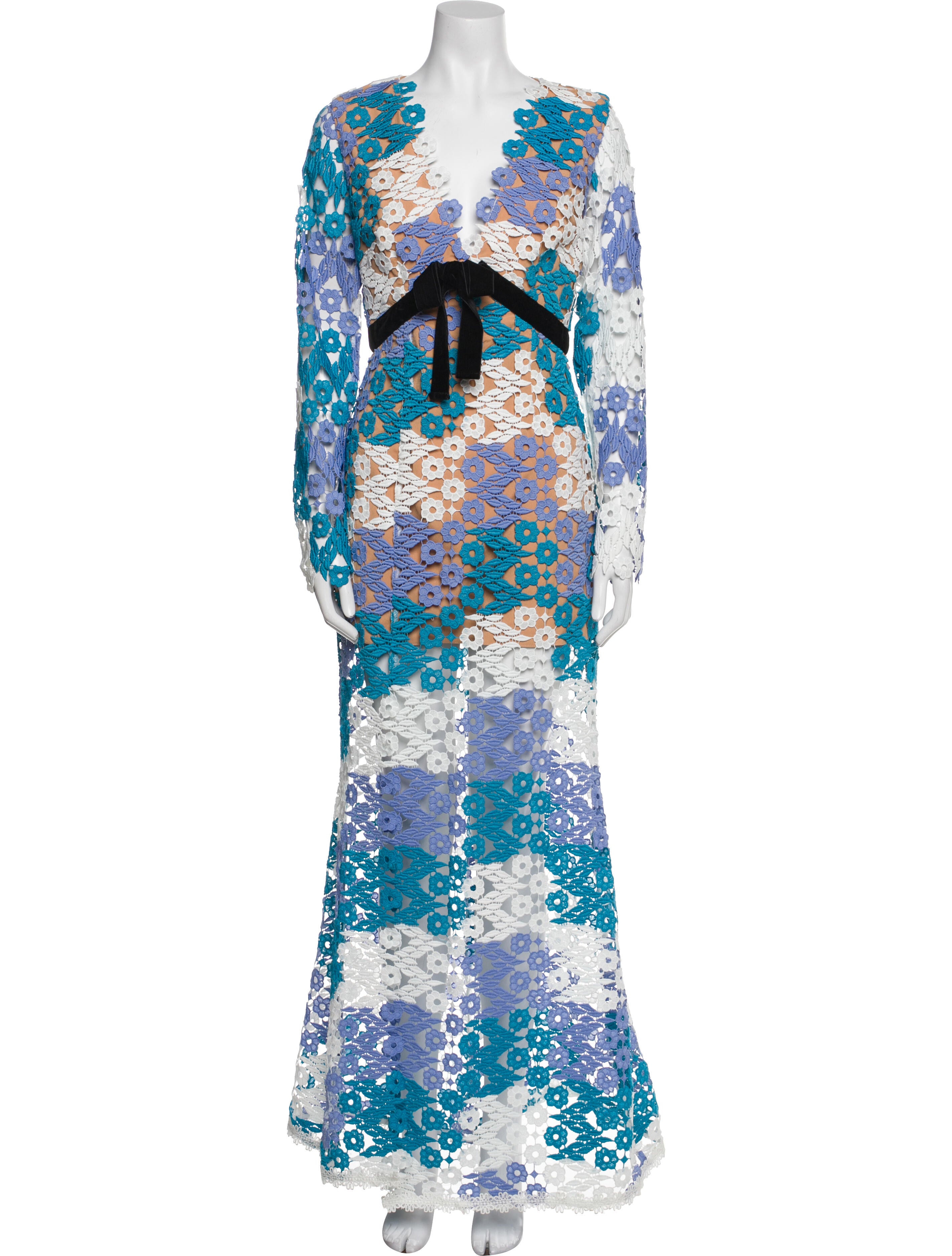 Elliatt Printed Long Dress