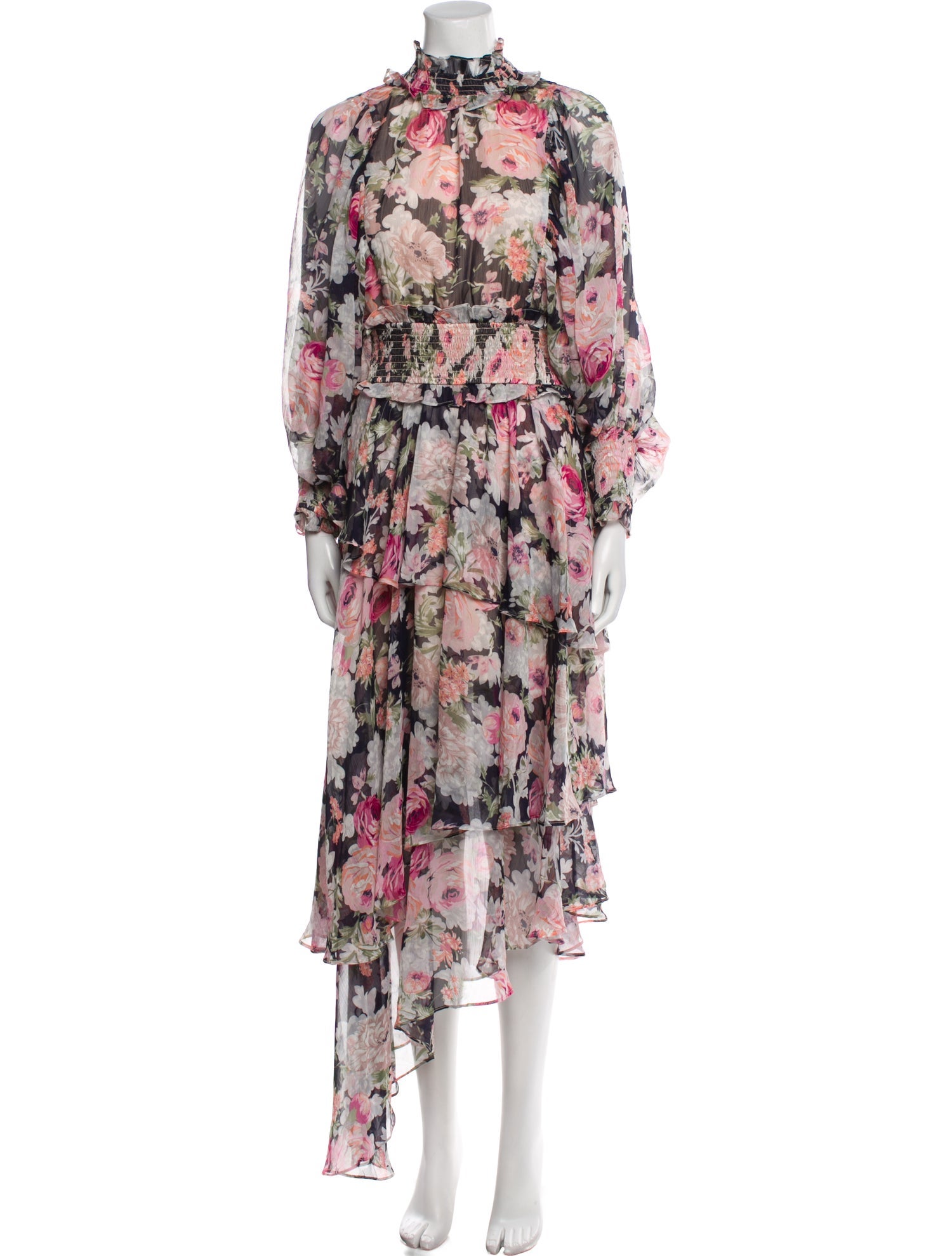 Elliatt Floral Print Long Dress