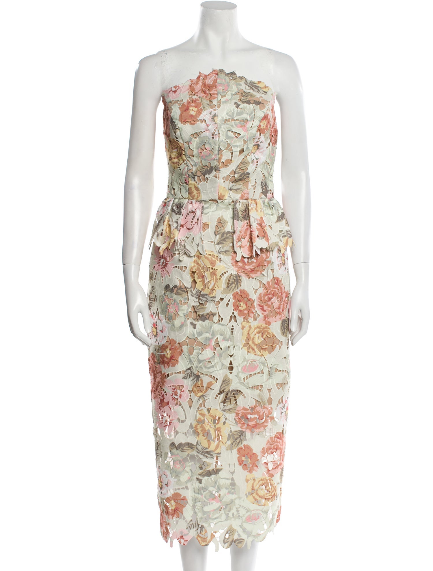 Elliatt Floral Print Midi Length Dress