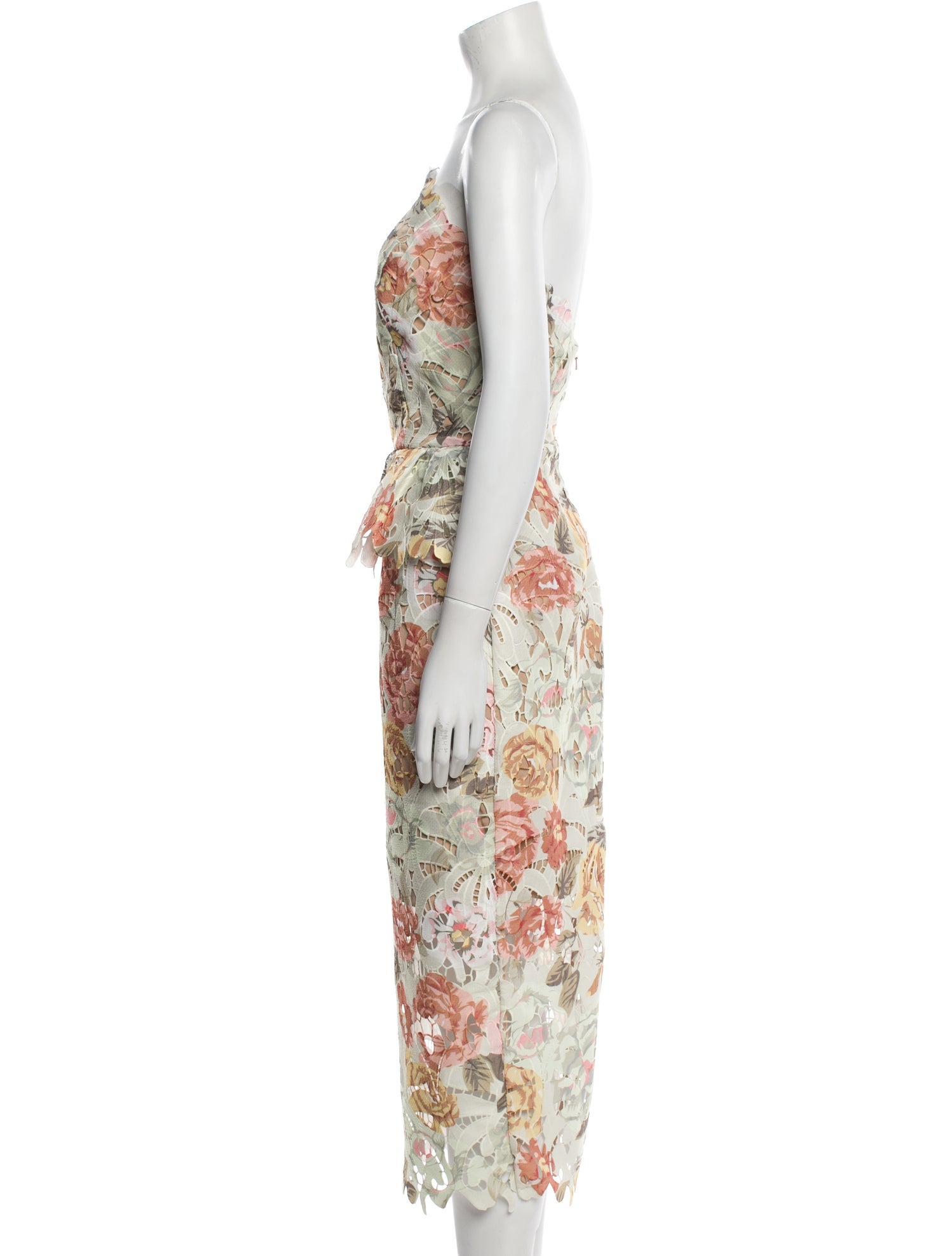 Elliatt Floral Print Midi Length Dress