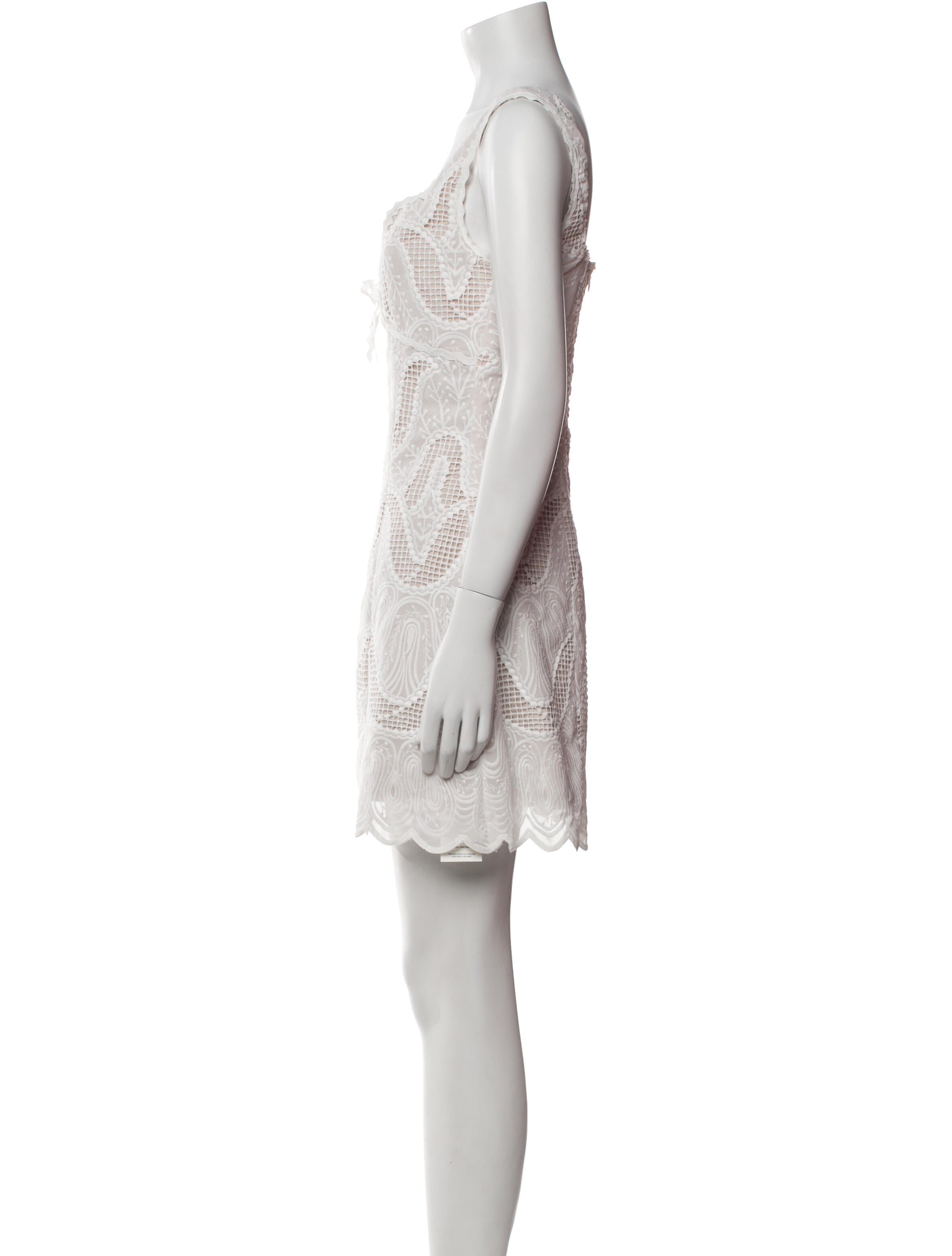 Elliatt Lace Pattern Mini Dress