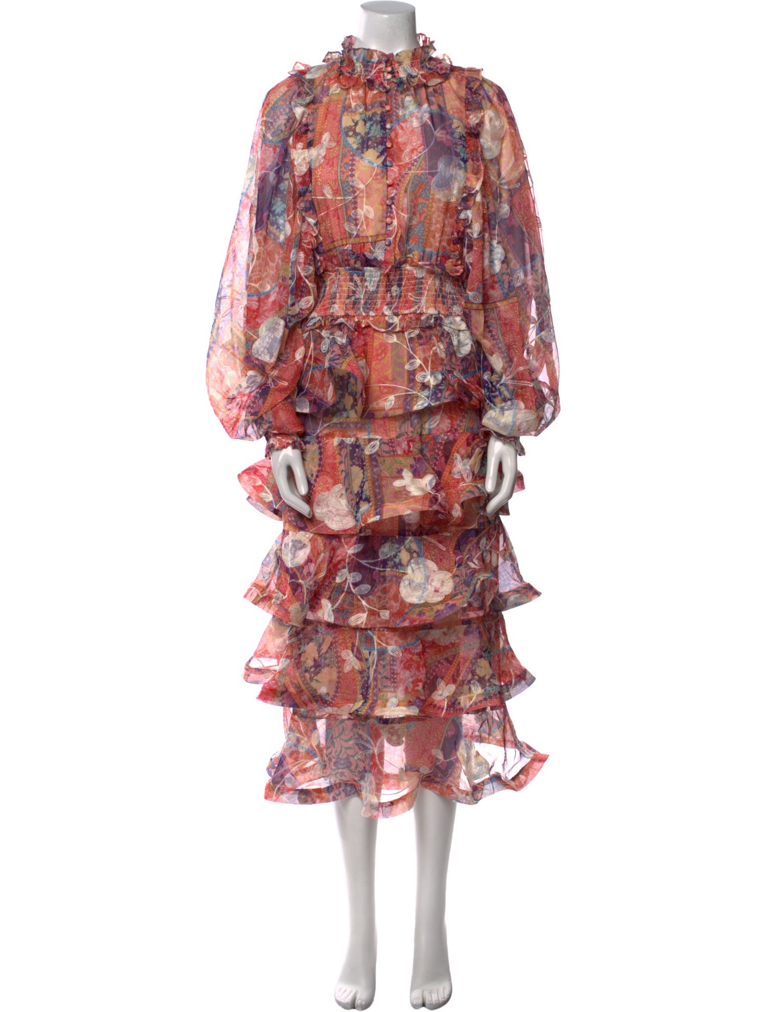 Elliatt Floral Print Long Dress