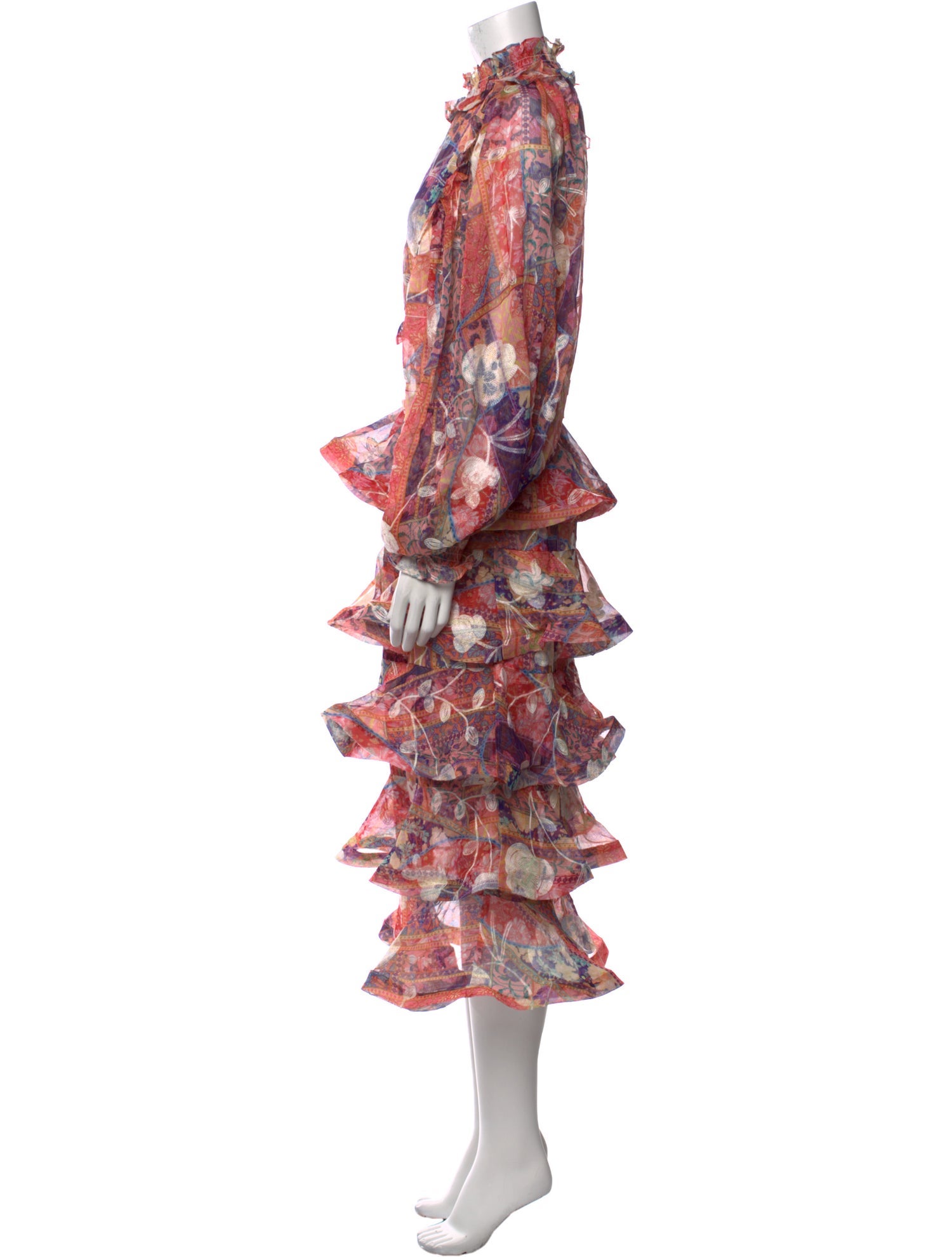 Elliatt Floral Print Long Dress