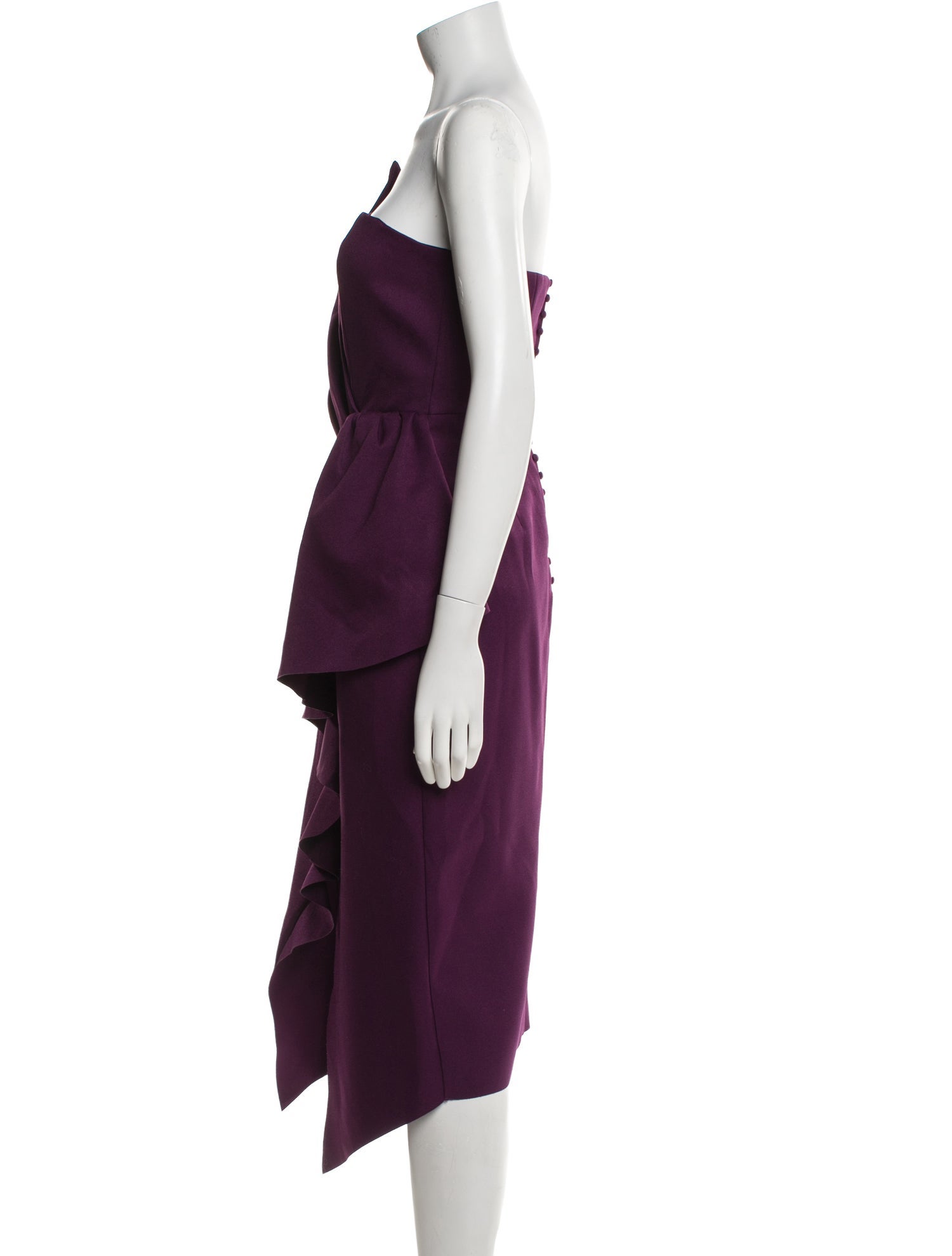 Elliatt Strapless Midi Length Dress