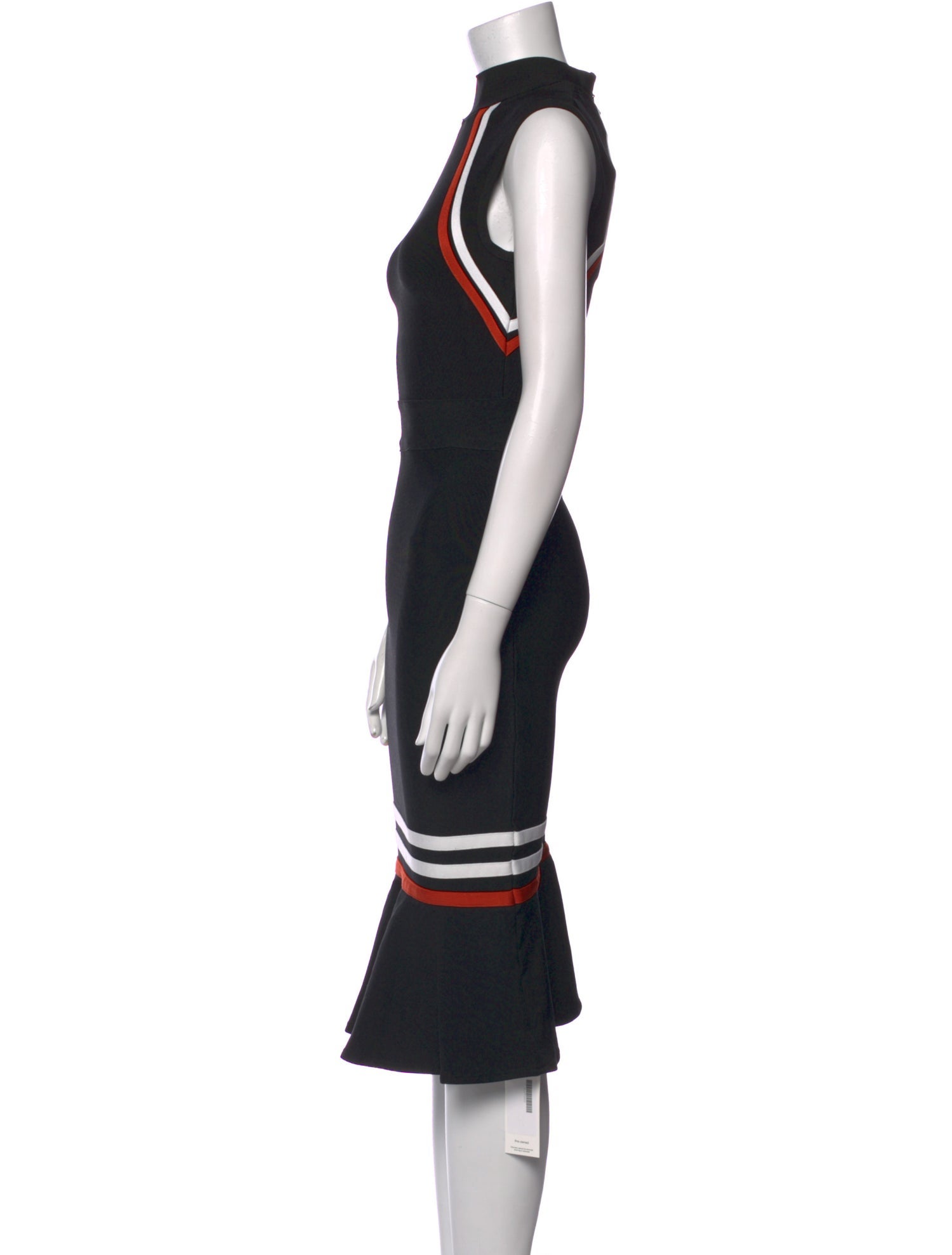Elliatt Colorblock Pattern Knee-Length Dress