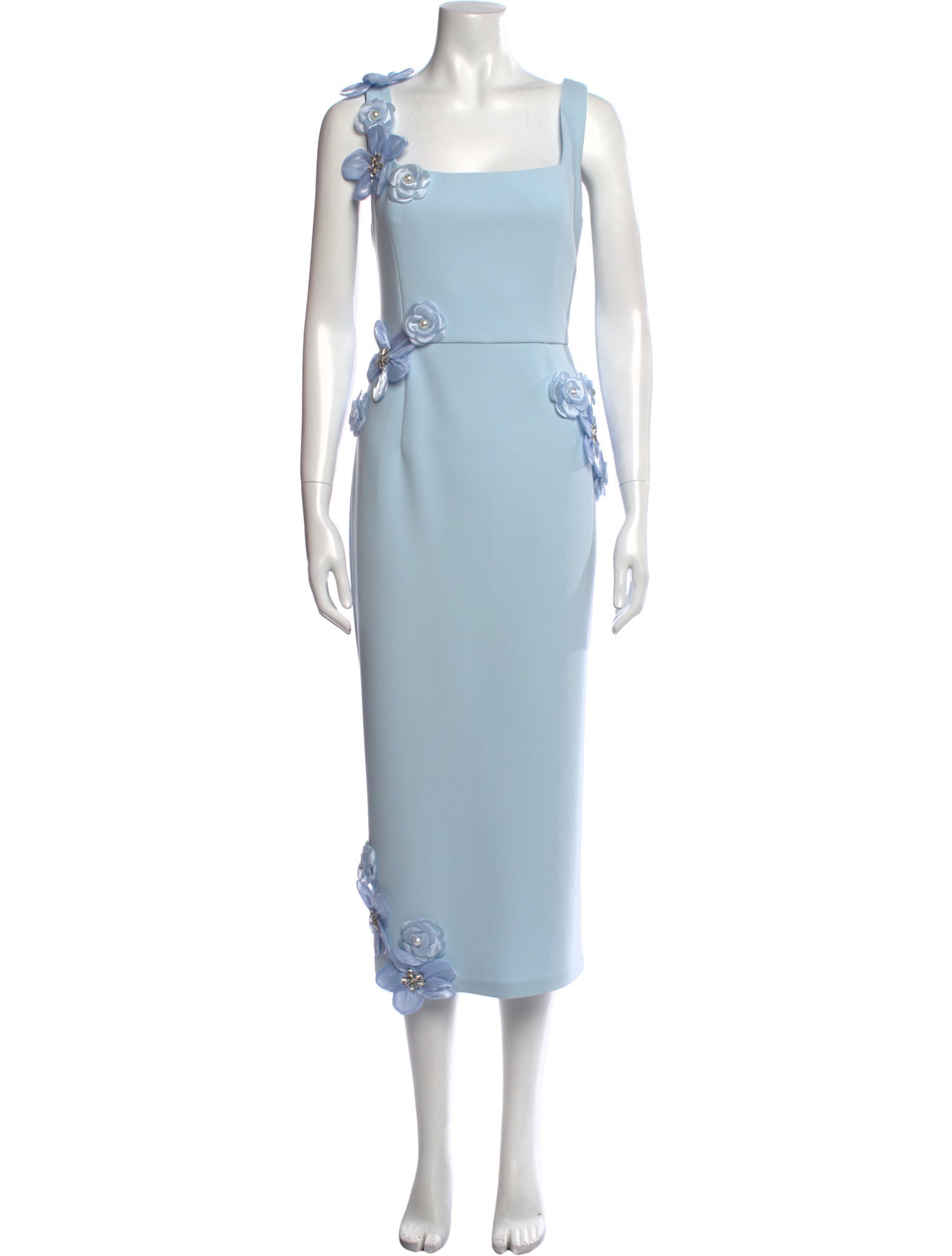 Elliatt Square Neckline Midi Length Dress