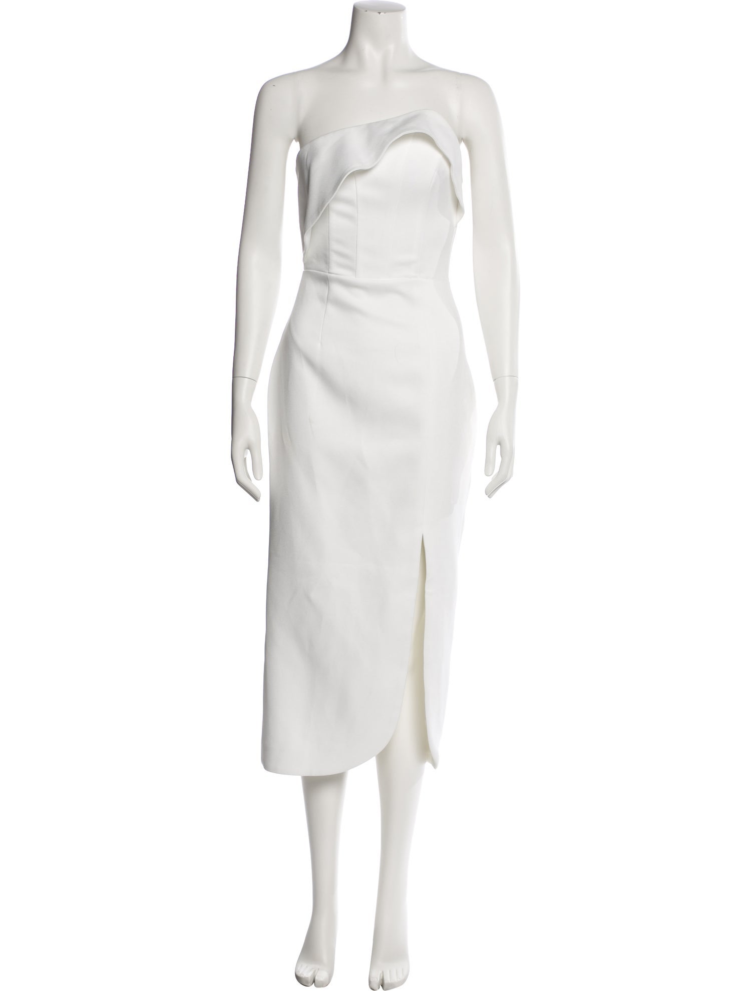 Elliatt Strapless Midi Length Dress