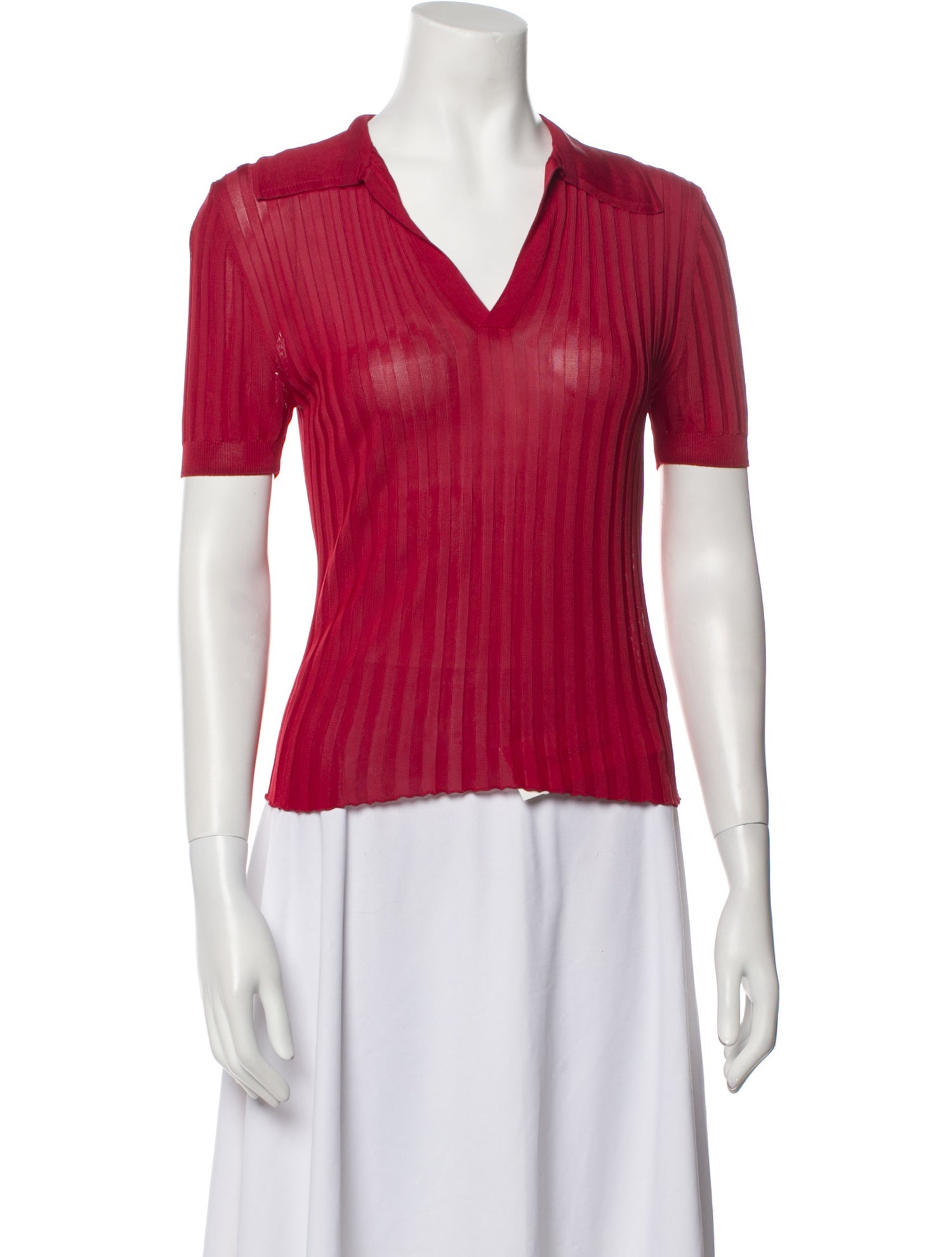 Eleanor Balfour V-Neck Short Sleeve Polo