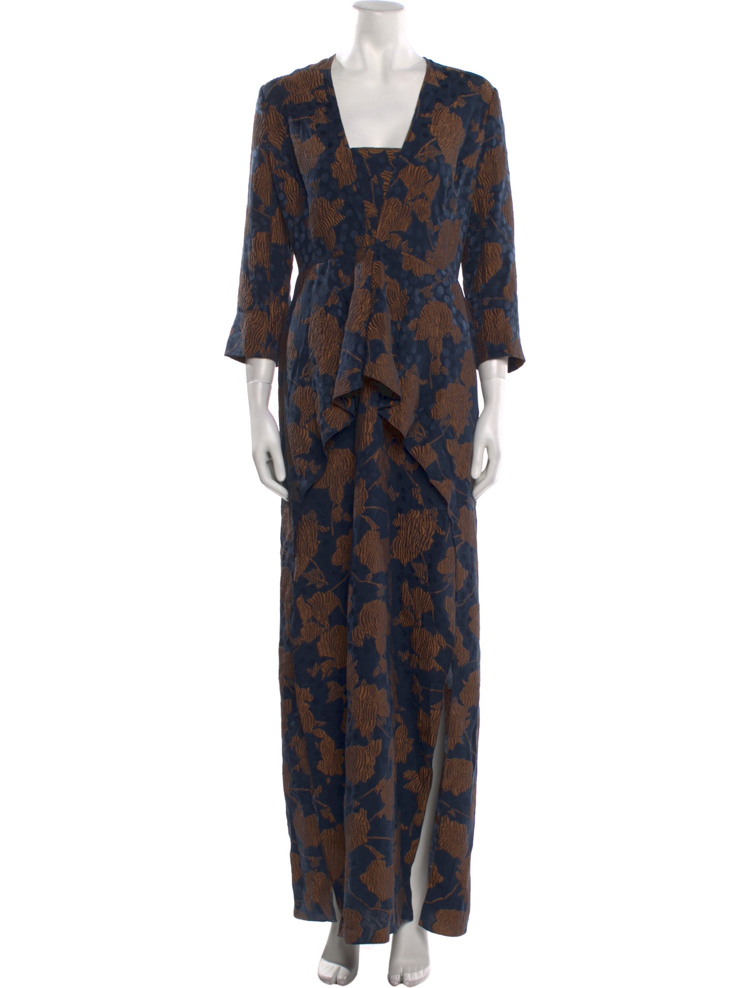 Eleanor Balfour Silk Long Dress
