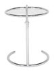 Eileen Gray Chrome & Glass Round Side Table