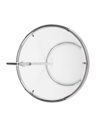 Eileen Gray Chrome & Glass Round Side Table