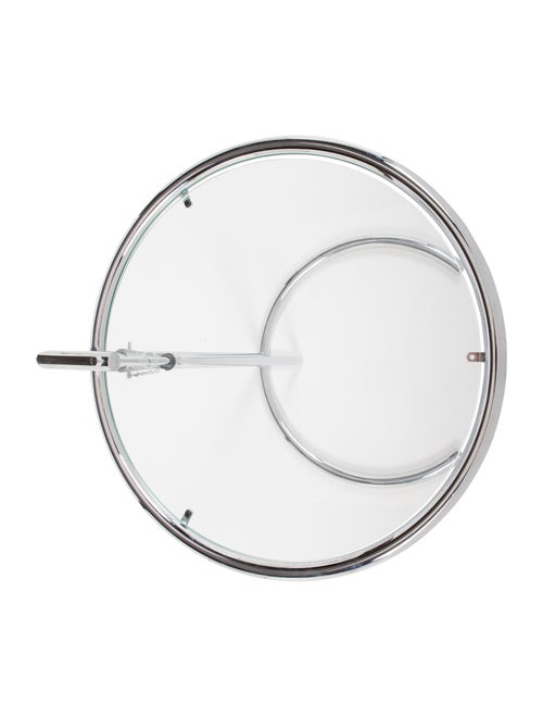 Eileen Gray Chrome & Glass Round Side Table