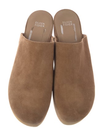 Eileen Gray Suede Mules
