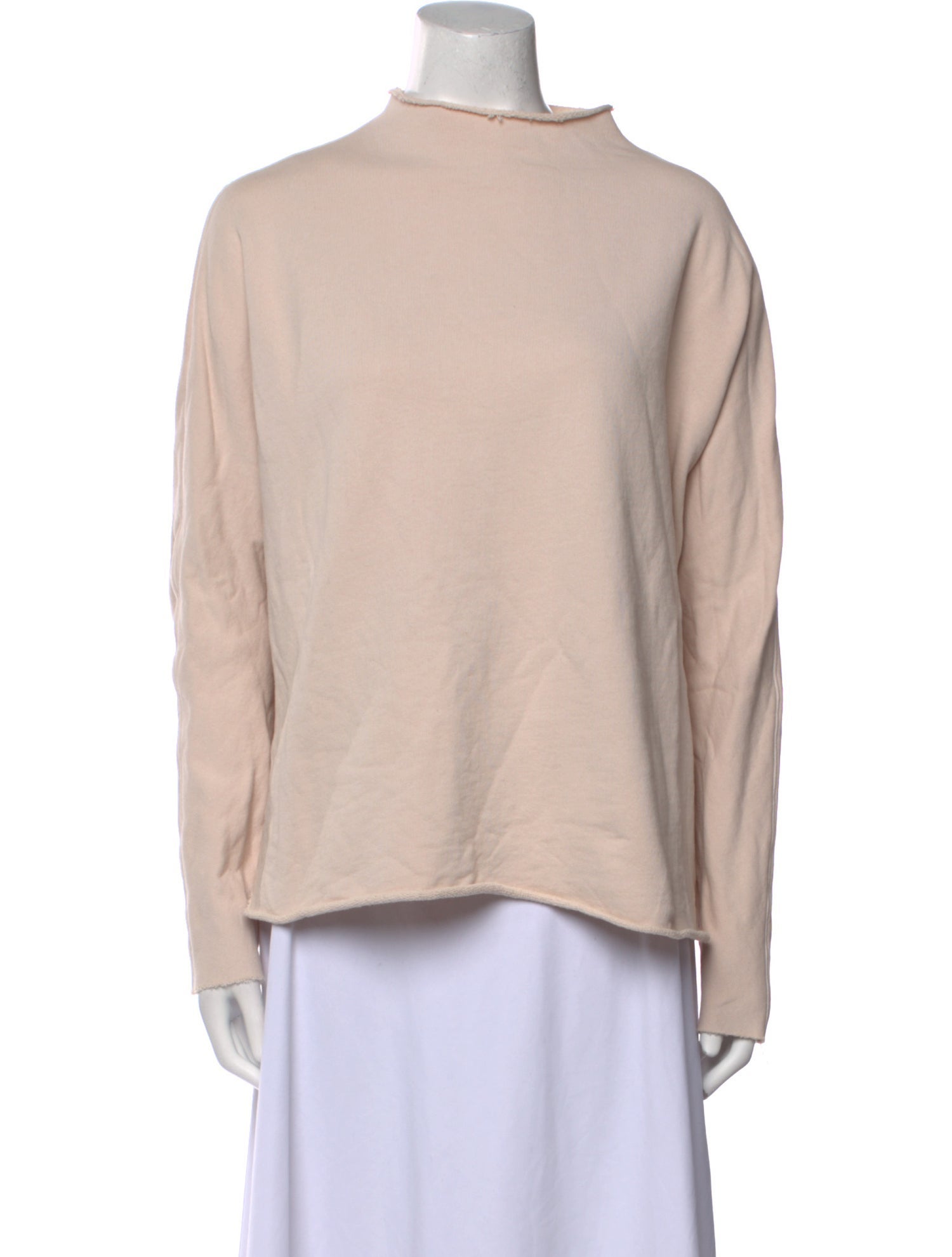 Eileen Gray Mock Neck Long Sleeve Sweatshirt